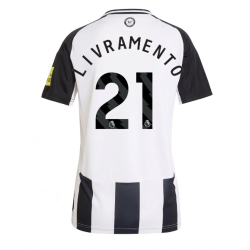 Dámy Fotbalový dres Newcastle United Tino Livramento #21 2024-25 Domácí Krátký Rukáv